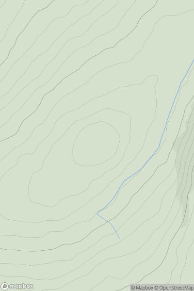 Thumbnail image for Gibbet Hill [South West England] showing contour plot for surrounding peak